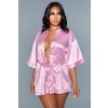 Župan Be Wicked Getting Ready Satin kimono pink