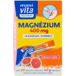 MaxiVita Magnézium 400 mg + B komplex + vitamin C 32 g – Hledejceny.cz