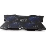 Nedis GNCR200BK chladicí herní podložka pod notebook 15-19" / 4 ventilátory / USB hub – Hledejceny.cz