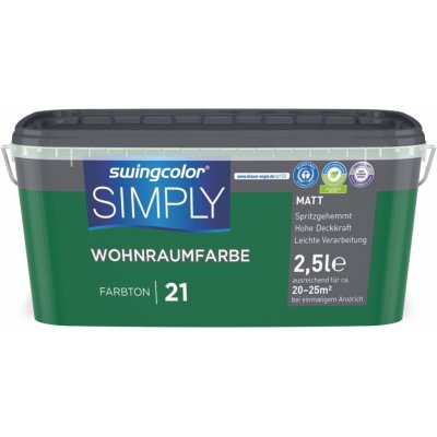 Swingcolor Simply 2,5 l zelená