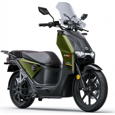Vmoto Super Soco CPX PRO – výkon 7 kW 105 km/h Zelená – Zboží Mobilmania