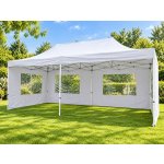 Garthen 397 Zahradní bílý párty stan nůžkový 3x6 m – Hledejceny.cz