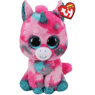 Beanie Boos Gumball růžovo modrý jednorožec 15 cm – Zboží Mobilmania