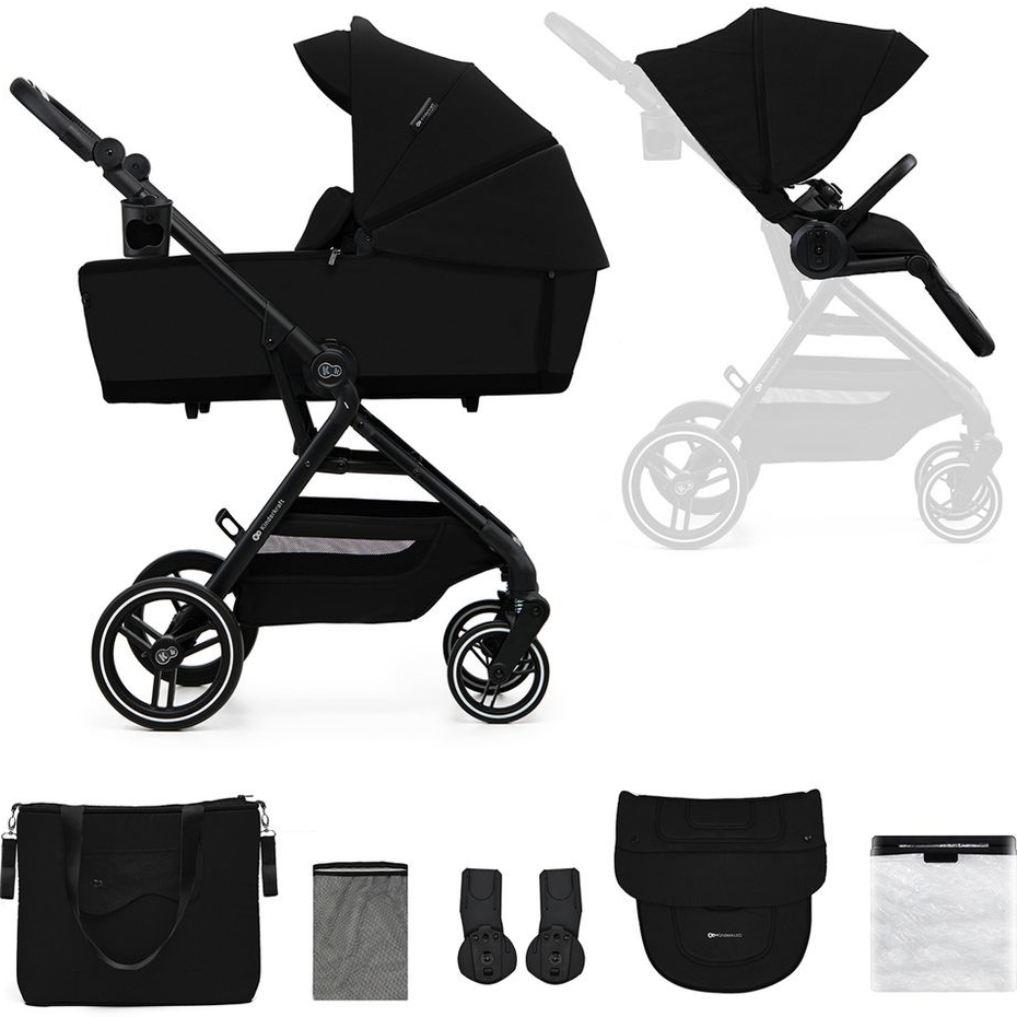 Kinderkraft Yoxi 2v1 Pure Black 2024