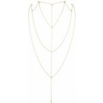 Bijoux Indiscrets Magnifique - zlatý řetízek na záda Žlutý – Zboží Dáma