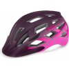 Cyklistická helma R2 Lumen fialová/růžová 2024