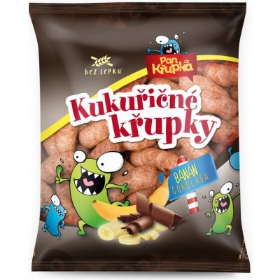 REJ Křupky kukuřičné banánové s čokoládou 90 g – Zbozi.Blesk.cz