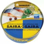 Sokra Saira sardinela ve vlastní šťávě s přídavkem oleje 240 g – Hledejceny.cz