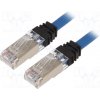 síťový kabel Panduit STP6X3MBU Patch, S/FTP,TX6A™ 10Gig, 6a, lanko, Cu, LSZH, 3m, modrý
