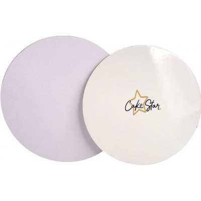 Cake star podložka pod dort pevná bílá lesklá 20cm – Zboží Mobilmania