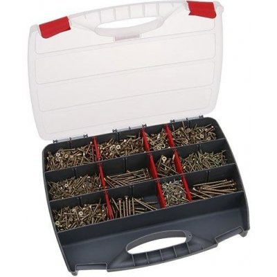 LEVIOR Vruty do dřeva 2000 ks + plastový pořadač – Hledejceny.cz