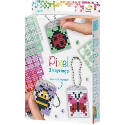 Pixel Pixelhobby Sada klíčenky broučci 3 ks 1 ks – Hledejceny.cz