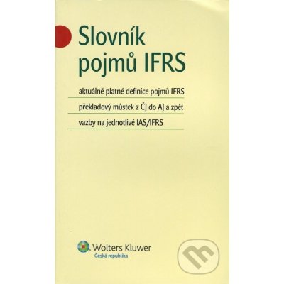 Slovník pojmů IFRS - Jiří Strouhal – Zboží Mobilmania