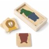 Dřevěná hračka Trixie Wooden animal combo puzzle