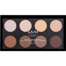 NYX Professional Makeup Highlight & Contour PRO konturovací paletka Nude 21,6 g