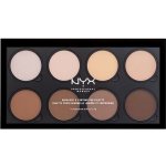 NYX Professional Makeup Highlight & Contour PRO konturovací paletka Nude 21,6 g – Zboží Dáma