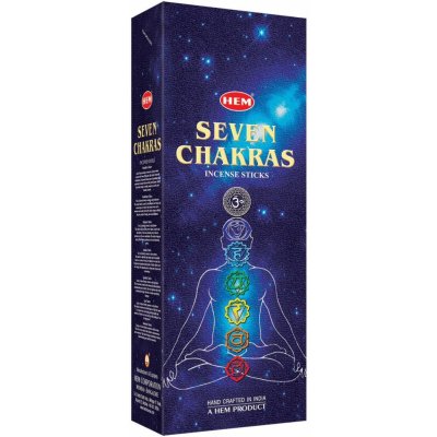 Hem vonné tyčinky Seven Chakras 45 g – Zboží Dáma