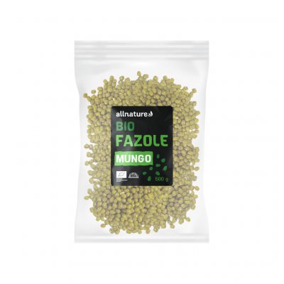 Allnature Fazole mungo Bio 0,5 kg – Zboží Dáma