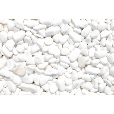 Mramorové okrasné oblázky thassoská bílá 15-25 mm 25 kg PE pytel – Hledejceny.cz