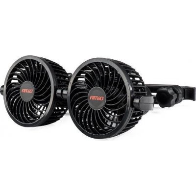 Pouzdro Ventilátor do auta 2x4” 12V AMIO – Zbozi.Blesk.cz