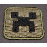 Nažehlovací záplata - Minecraft Zombie Obličej - rozměr 4,5 cm x 4,5 cm – Zboží Dáma