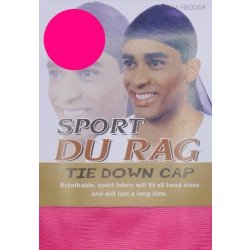 DURAG Šátek Thin Hot pink Růžová Blingstar