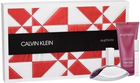Calvin Klein Euphoria EDP 100 ml + tělové mléko 200 ml + EDP roll-on 10ml