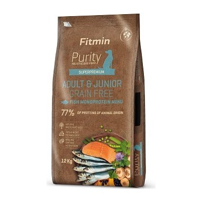 Fitmin Dog Purity Grain Free Adult&Junior Fish 12kg
