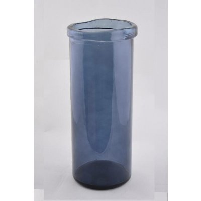 Váza SIMPLICITY, rovná, 36cm, tmavě modrá|Vidrios San Miguel|Recycled Glass – Hledejceny.cz