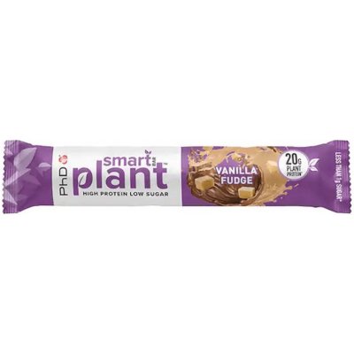 PhD Nutrition Phd Smart Plant Bar 64g Příchuť: Vanilla fudge