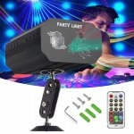 DISCO KOULE PROJEKTOR DISKOTÉKOVÝ LED RGB REFLEKTOR – Zboží Dáma