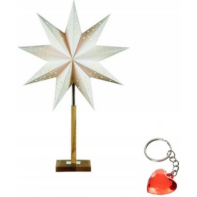 Markslöjd 700323 Vánoční dekorace SOLVALLA 1xE14 25W 230V bílá 65 cm ML0866 – Hledejceny.cz