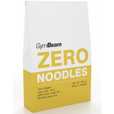 GymBeam BIO Zero Noodles 385 g – Zboží Mobilmania