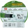 Zahradní hadice Procraft Zelená 4-vrstvá 1" 25 m PR-4GH2525