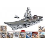 Sluban B0537 Aircraft Carrier Letadlová loď 9v1 1001 ks – Zboží Dáma