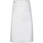 Link Kitchen Wear Kuchařská zástěra s kapsou X970T White 100x70cm – Hledejceny.cz