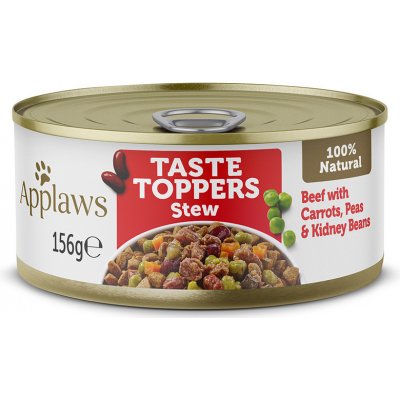 Applaws Taste Toppers Stew Hovězí mrkev a hrášek 24 x 156 g – Zboží Mobilmania