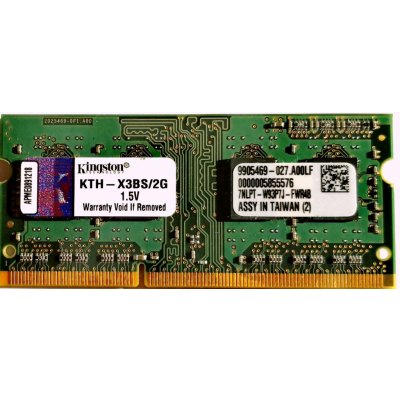 Kingston 2GB DDR3 SODIMM 1333MHz CL9 KTH-X3BS/2G, 027.A00LF KTH-X3BS/2G, 027.A00LF