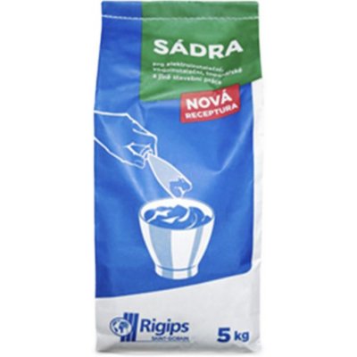 Sádra stavební - 5kg/balení bílá – HobbyKompas.cz