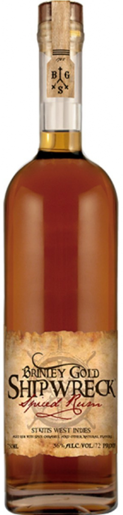 Brinley Gold Shipwreck Spiced 36% 0,75 l (holá láhev)