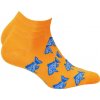 Pánské kotníkové ponožky CASUAL oranžový