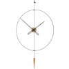 Hodiny Mclocks PP812 Pendulum Plus oak-black-black 80cm