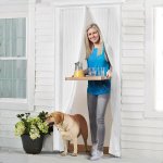 Avenberg Síť do dveří proti hmyzu Flora 100 x 210 cm, černá – Sleviste.cz