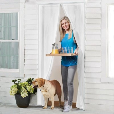 Avenberg Síť do dveří proti hmyzu Flora 100 x 210 cm, černá – Sleviste.cz