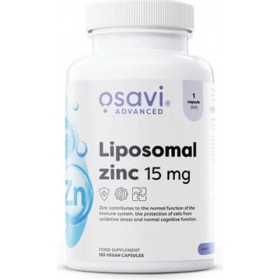 Osavi Liposomal Zinc 15mg 120 Veg. Kapslí – Hledejceny.cz