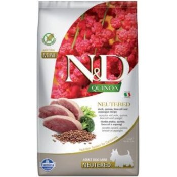 N&D Quinoa Dog Adult Medium & Maxi Neutered Duck & Broccoli & Asparagus 12 kg