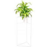 Versanis stojan na květiny 556 72 cm Bílý – Sleviste.cz