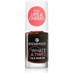 Essence WHAT A TINT! tekutá tvářenka a lesk na rty 4,9 ml – Zbozi.Blesk.cz