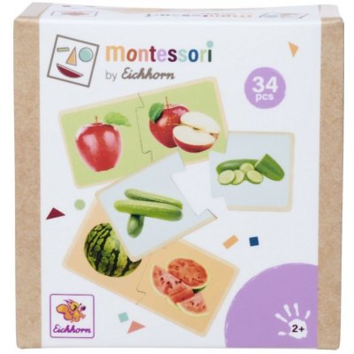 Simba Montessori puzzle ovoce a zelenina – Zboží Dáma