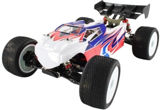 LC-Racing Brushless Truggy RTR LIPO clear body 1:14
